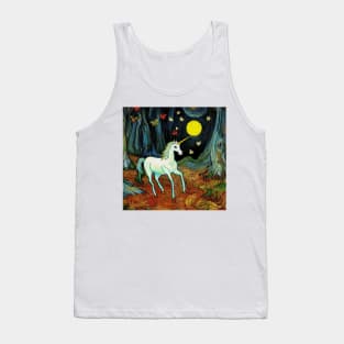 Unicorn forest butterfly Tank Top